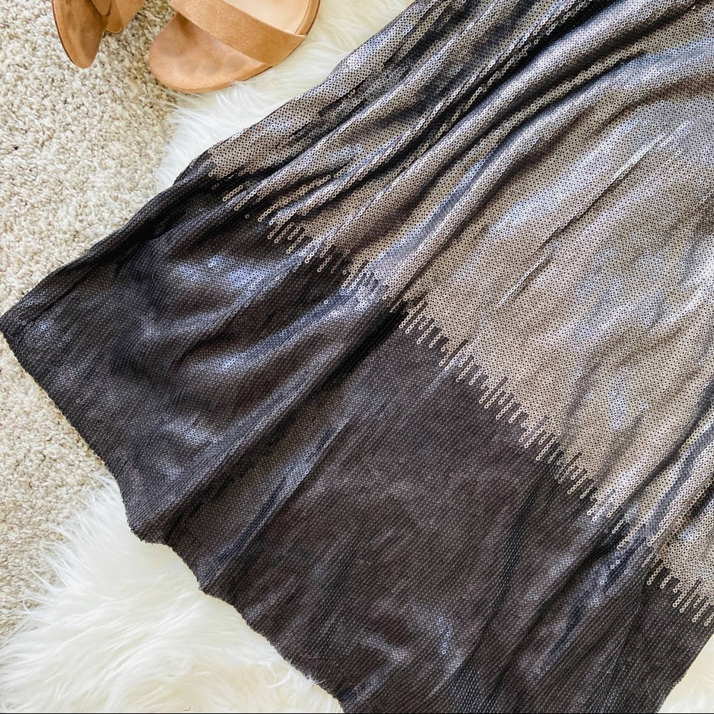 Free People | “Drenched in Sequins” Gunmetal Dress - Picture 6 of 11